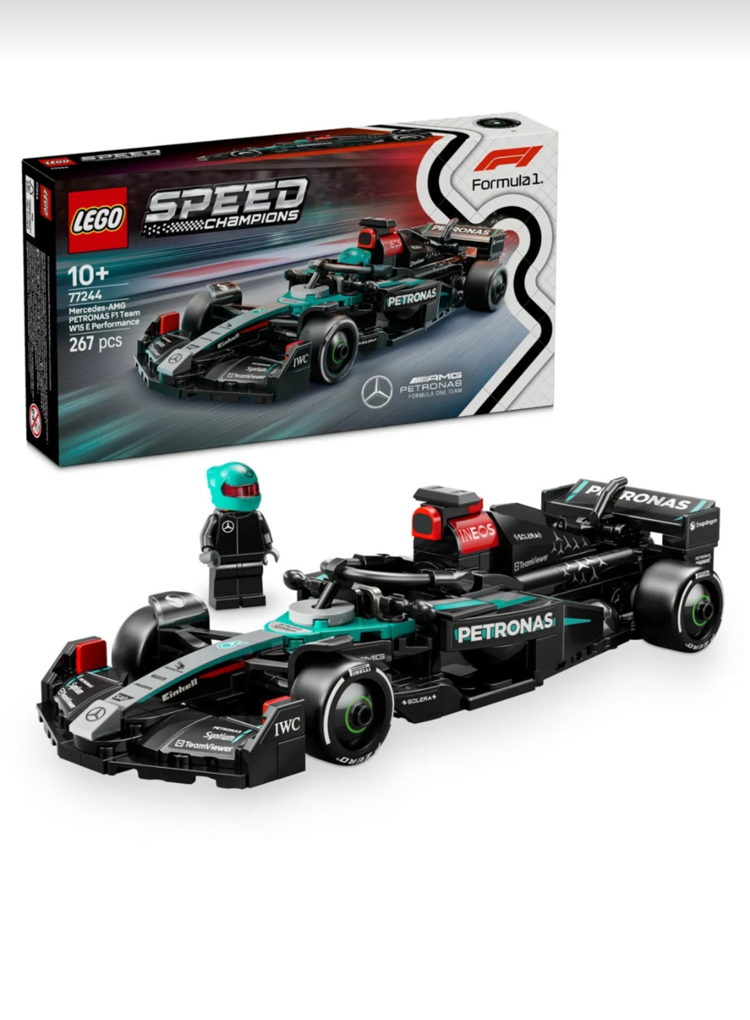لگو سری اسپید مدل 77244 - LEGO Speed ​​Champions Mercedes-AMG F1 W15 Race Car