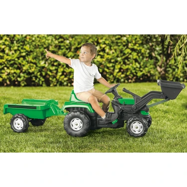 تراکتور رانچرو پدالی با تریلر و پاکت۸۰۴۸