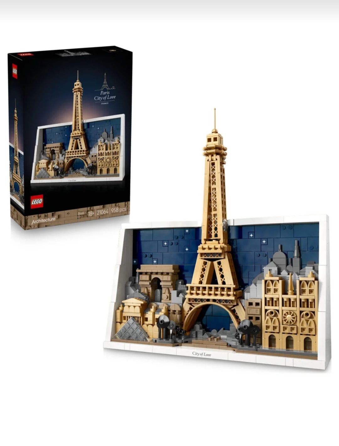 🗼 لگو پاریس شهر عشق LEGO 21064 | شاهکار دکوراتیو سری Architecture