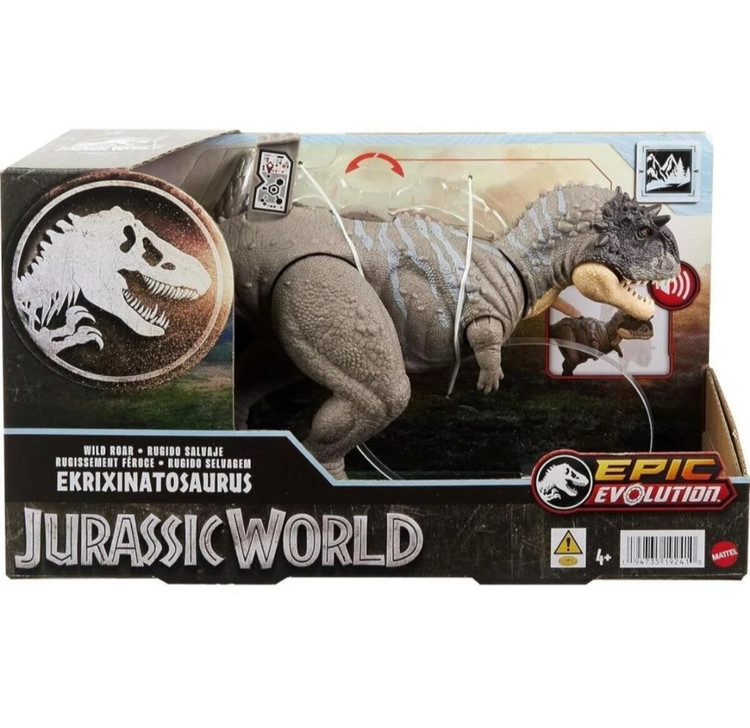فیگور دایناسور غران Jurassic World Ekrixinatosaurus مدل HLP14 / HTK70