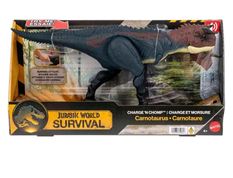 اسباببازی دایناسور Jurassic World Carnotaurus – حمله شگفتانگیز