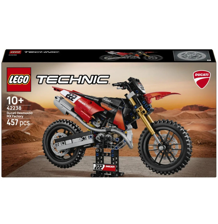 لگو اورجینال تکنیک موتورسیکلت دوکاتی Desmo450 MX Factory کد۴۲۲۳۸