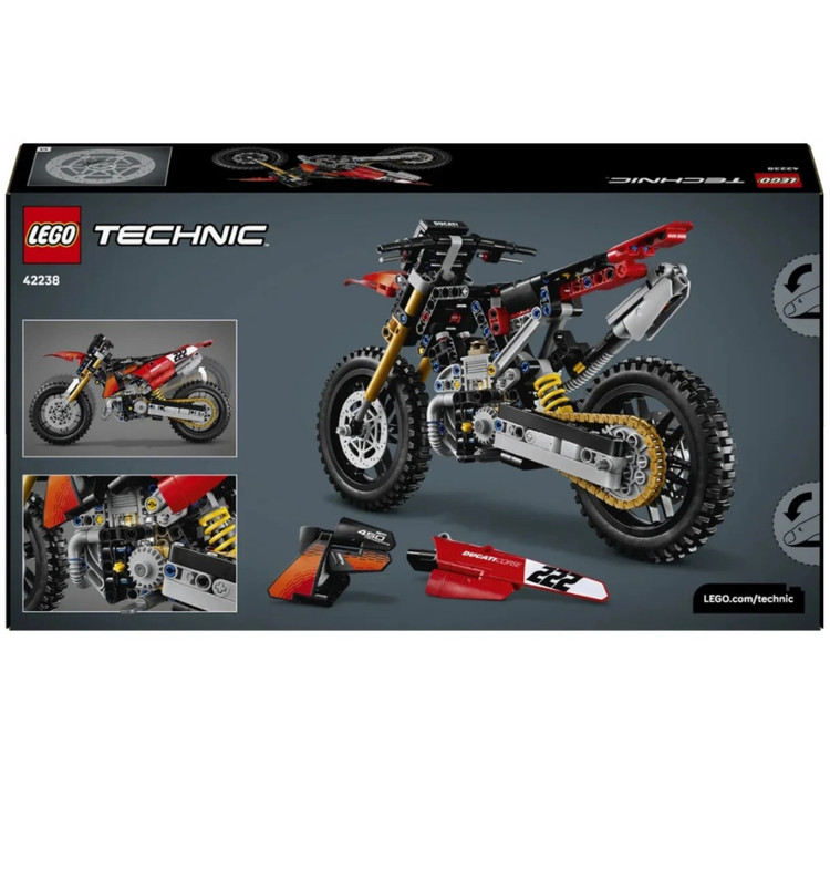 لگو اورجینال تکنیک موتورسیکلت دوکاتی Desmo450 MX Factory کد۴۲۲۳۸