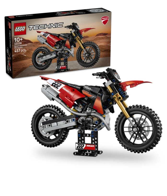 لگو اورجینال تکنیک موتورسیکلت دوکاتی Desmo450 MX Factory کد۴۲۲۳۸