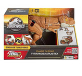 فیگور تبدیلشونده دایناسور تیرکس به ماشین mattel Jurassic World مدل HPD38