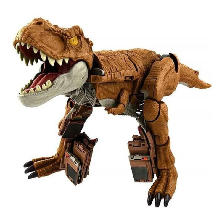 فیگور تبدیلشونده دایناسور تیرکس به ماشین mattel Jurassic World مدل HPD38