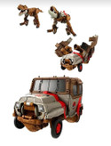 فیگور تبدیلشونده دایناسور تیرکس به ماشین mattel Jurassic World مدل HPD38