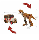 فیگور تبدیلشونده دایناسور تیرکس به ماشین mattel Jurassic World مدل HPD38