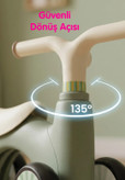 دوچرخه تعادلی چهارچرخ Babycim رنگ سبز
