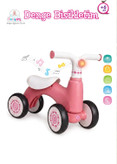 دوچرخه تعادلی چهارچرخ Babycim رنگصورتی