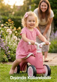 دوچرخه تعادلی چهارچرخ Babycim رنگصورتی