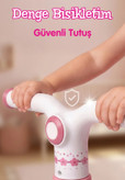دوچرخه تعادلی چهارچرخ Babycim رنگصورتی