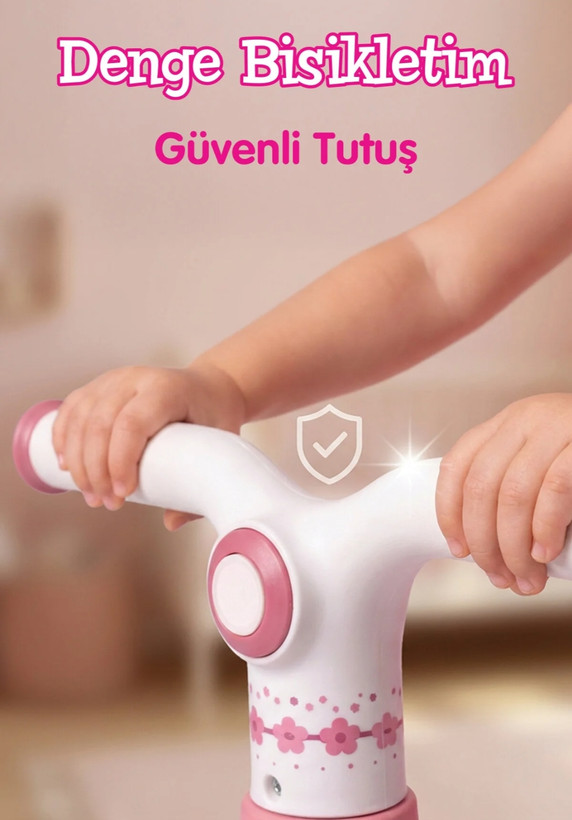 دوچرخه تعادلی چهارچرخ Babycim رنگصورتی