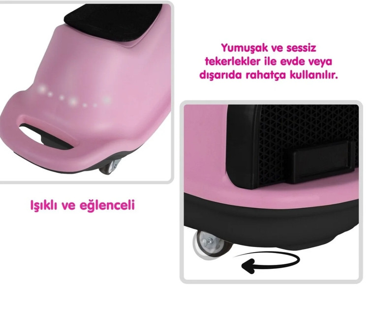 ماشین بازی کودک توربو بینگیت صورتی | İlk Arabam Turbo Bingit