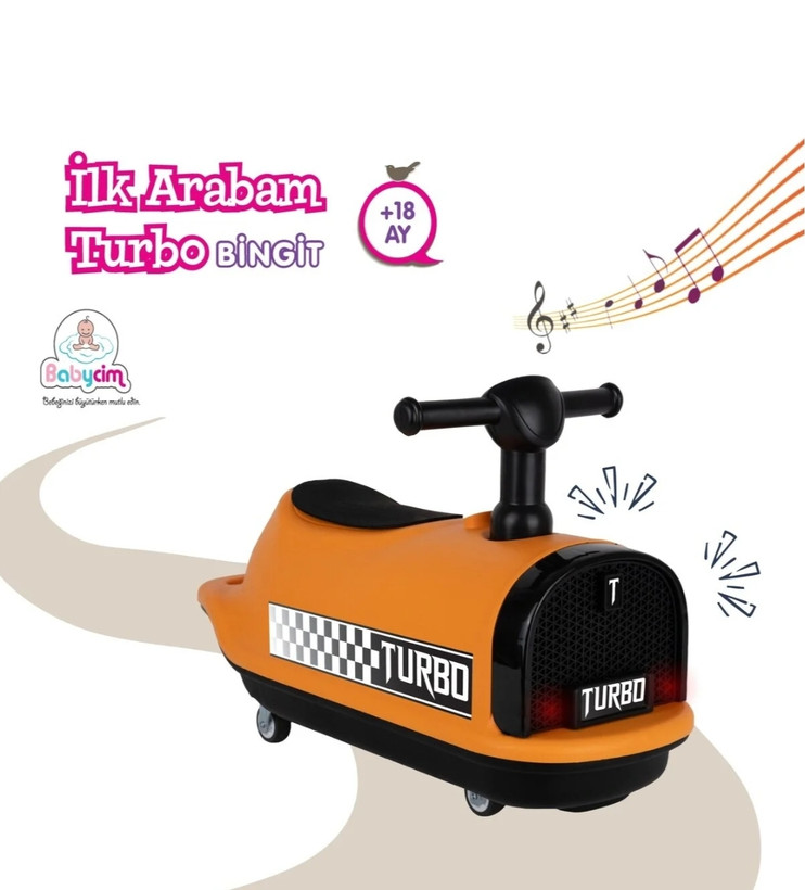 ماشین بازی توربو بینگیت نارنجی | İlk Arabam Turbo Bingit