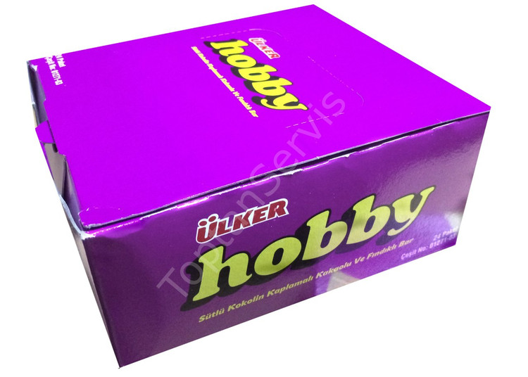 🍫 شکلات هوبی (HOBBY) با مغز کاکائویی و فندق – بسته ۲۴ عددی